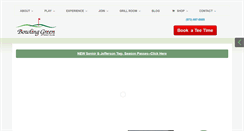 Desktop Screenshot of bowlinggreengolf.com